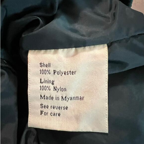 North End All Climate Wear Men's Bomber Jacket in Green Blue Size Large - Picture 10 of 11